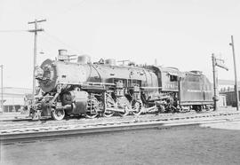 Northern Pacific steam locomotive 1781 at Pasco, Washington, in 1938.