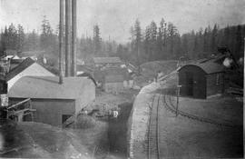 Pacific Coast Company coal mine  at Franklin, Washington, circa 1915.