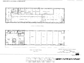 Spokane, Portland, and Seattle Railway Engineering Drawing, Freight House at Portland, Oregon, 1953
