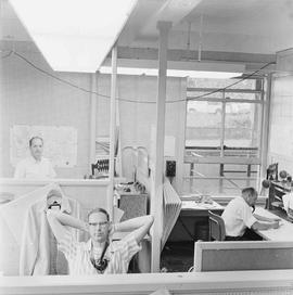 Northern Pacific dispatchers office at Tacoma, Washington, in 1966.