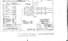 Great Northern Engineering Drawing: General Plan, Canal bridge, South of Stronghold, California, ...