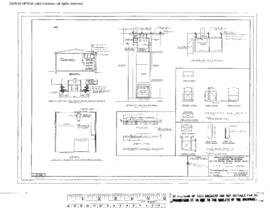 Great Northern Engineering Drawing, Signal Maintenance Building, 24 Foot X 24 Foot at Chinook, Mo...