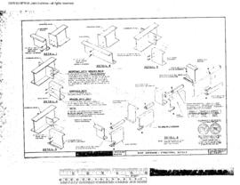 Burlington Northern Engineering Drawing, Butlerib Buildings, 1967