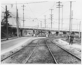 Seattle Municipal Railway Track, Seattle, Washington, 1921