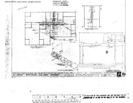 Great Northern Engineering Drawing, Office Building at Holgate Street at Seattle, Washington, 1967