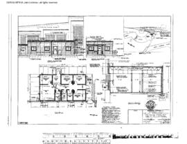 Great Northern Engineering Drawing, Engine House and Shop at Interbay, Washington, 1970