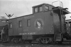 Great Northern Caboose X523, Bellingham, Washington, undated