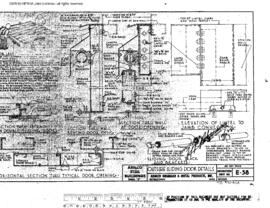 Northern Pacific Engineering Drawing, Car Repair Shed at Parkwater, Washington, undated