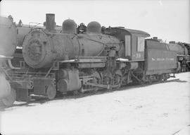 Northern Pacific steam locomotive 39 at Brainerd, Minnesota, in 1950.