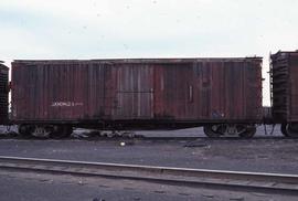 Northern Pacific wood box car 200824 at Pasco, Washington, in 1981.