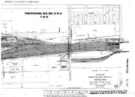 Plat Map of Spokane, Portland, and Seattle Railway Facilities at Vancouver, Washington, 1952