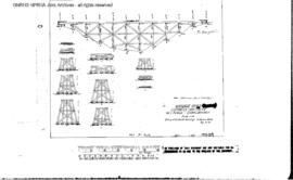 Camas Prairie Railroad Engineering Drawing: General Plan, Bridge 43, South of Ferdinand, Idaho, 1907