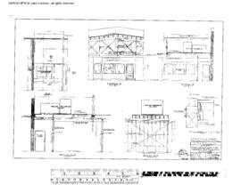 Spokane, Portland, and Seattle Railway Engineering Drawing, Freight House at Portland, Oregon, 1965