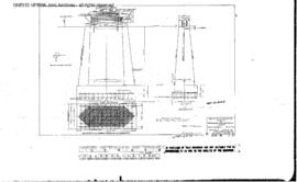 Spokane, Portland and Seattle Railway Engineering Drawing: Pier Number 3, Bridge 24.8 - Washougal...