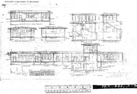 Spokane, Portland, and Seattle Railway Engineering Drawing, Yardmaster's Quarters at Vancouver, W...
