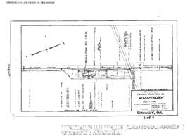 Plat Map of Oregon Electric Railroad Facilities at Quinaby, Oregon, 1920