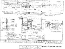 Northern Pacific Engineering Drawing, Locomotive Servicing Facilities at Mandan, North Dakota, 1978