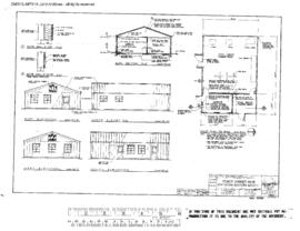 Northern Pacific Engineering Drawing, Unnamed Structure at Stacy Street Hub, Seattle, Washington,...