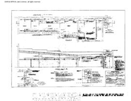 Great Northern Engineering Drawing, Diesel Repair Shop at Havre, Montana, 1971