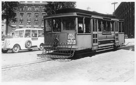 Seattle Municipal Railway cable car 9, Seattle, Washington, circa 1940