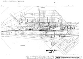 Plat Map of Northern Pacific Facilities at Easton, Washington, undated