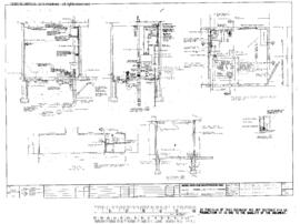 Northern Pacific Engineering Drawing, Caboose Service Facilities at Mandan, North Dakota, 1981