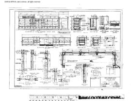Great Northern Engineering Drawing, Depot at Chester, Montana, 1956