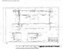 Northern Pacific Engineering Drawing, Freight House at Missoula, Montana, 1948