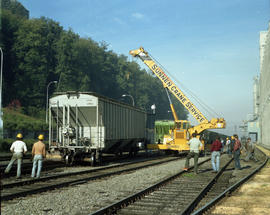 Burlington Northern accident at Tacoma, Washington in 1981.