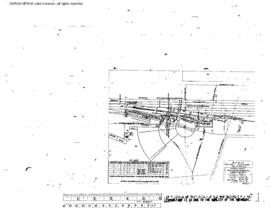Northern Pacific Engineering Drawing, Yard Office/Service Building at Yakima, Washington, 1948