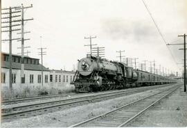 Great Northern Railway steam locomotive 2500 at Georgetown, Washington in 1940.