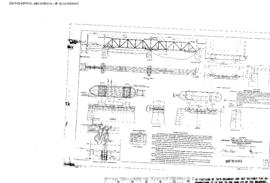 Northern Pacific Engineering Drawing: Changes in Piers, Bridge 113 (150) - Yellowstone River, Wes...