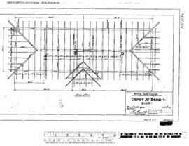 Spokane, Portland, and Seattle Railway Engineering Drawing, Depot at Bend, Oregon, 1911