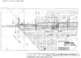 Plat Map of Northern Pacific Facilities at Orting, Washington, 1914