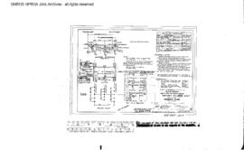 Northern Pacific Engineering Drawing: General Plan, Bridge 553, North of Swift, Montana, 1923