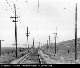 Milwaukee Road tracks near Smyrna. Washington, undated.