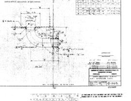 Spokane, Portland, and Seattle Railway Engineering Drawing, Oil Tank at Wishram, Washington, 1956