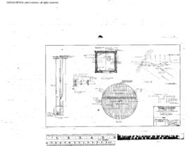 Northern Pacific Engineering Drawing, Water Tank, 100,000 Gallon at Industrial Site at Wheeler, W...