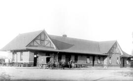 Great Northern Depot at Minot, North Dakota, undated