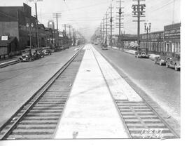 Seattle Municipal Railway Track, Seattle, Washington, 1934