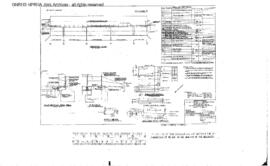 Great Northern Engineering Drawing: Safety Walk, Bridge 134, East of Belton, Montana, undated