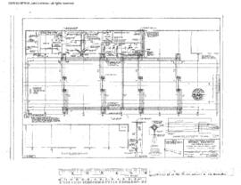 Great Northern Engineering Drawing, Car Shop at Interbay, Washington, 1969