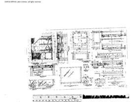 Northern Pacific Engineering Drawing, Depot at Bozeman, Montana, 1923
