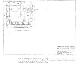Spokane, Portland, and Seattle Railway Engineering Drawing, Yard Office and Tower at Vancouver, W...