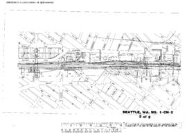 Plat Map of Northern Pacific Facilities at Seattle, Washington, 1946