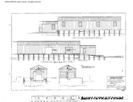 Northern Pacific Engineering Drawing, Chemical Storage and Equipment Building at Parkwater, Washi...