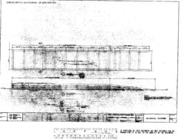 Burlington Northern Engineering Drawing, Unloading Platform, 1978