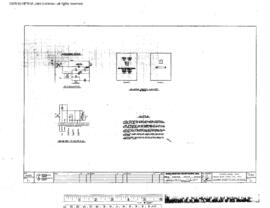 Burlington Northern Engineering Drawing, Unnamed Structure at Portland, Oregon, 1980