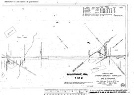 Plat Map of Spokane, Portland, and Seattle Railway Facilities at Westport, Oregon, 1915