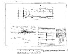 Great Northern Engineering Drawing, Depot, also at Scenic, Washington (Original) at Williston, No...